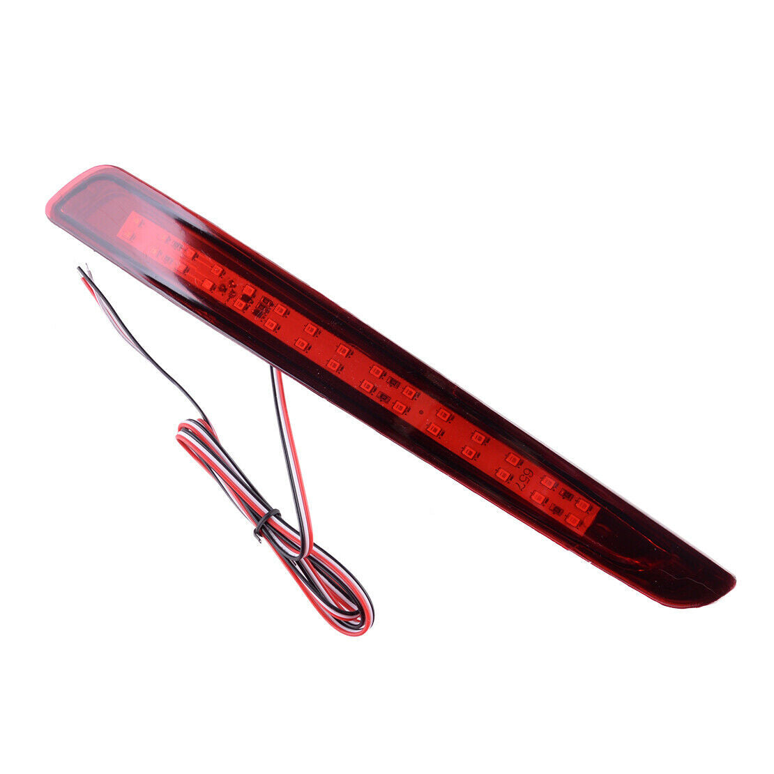 2x Tail Brake Light Rear Bumper Reflector Red Lens Fit for Ford Mondeo Fusion