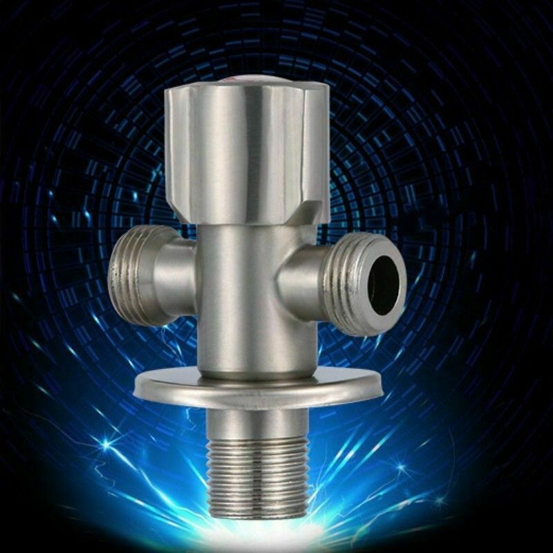 Double-headed Angle Valve 20 MM Water Heater  Triangle Valves Stainless Steel