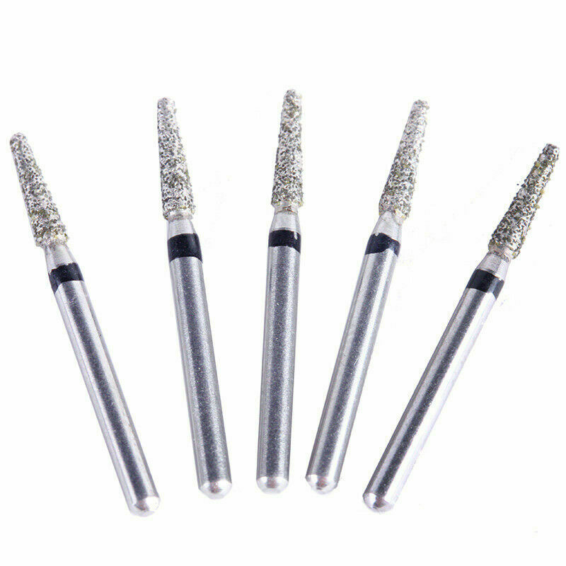 30 X Dental Handpiece Diamond Burs FG Drill TF-21S Super Coarse Flat Head Cone