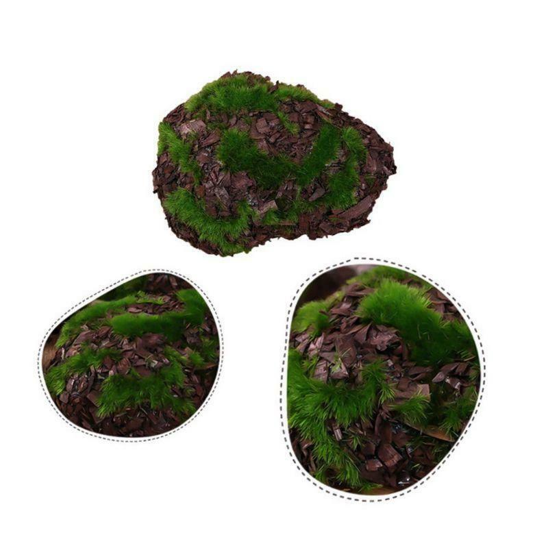 6 Pcs/pack Aquarium Simulated Moss Stone Artificial Foam Plant  Fish Tank Decor