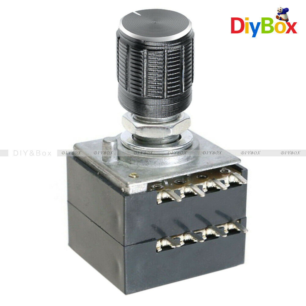 100K Log ALPS Audio Volume Amp Control Potentiometer with Rotary Knob