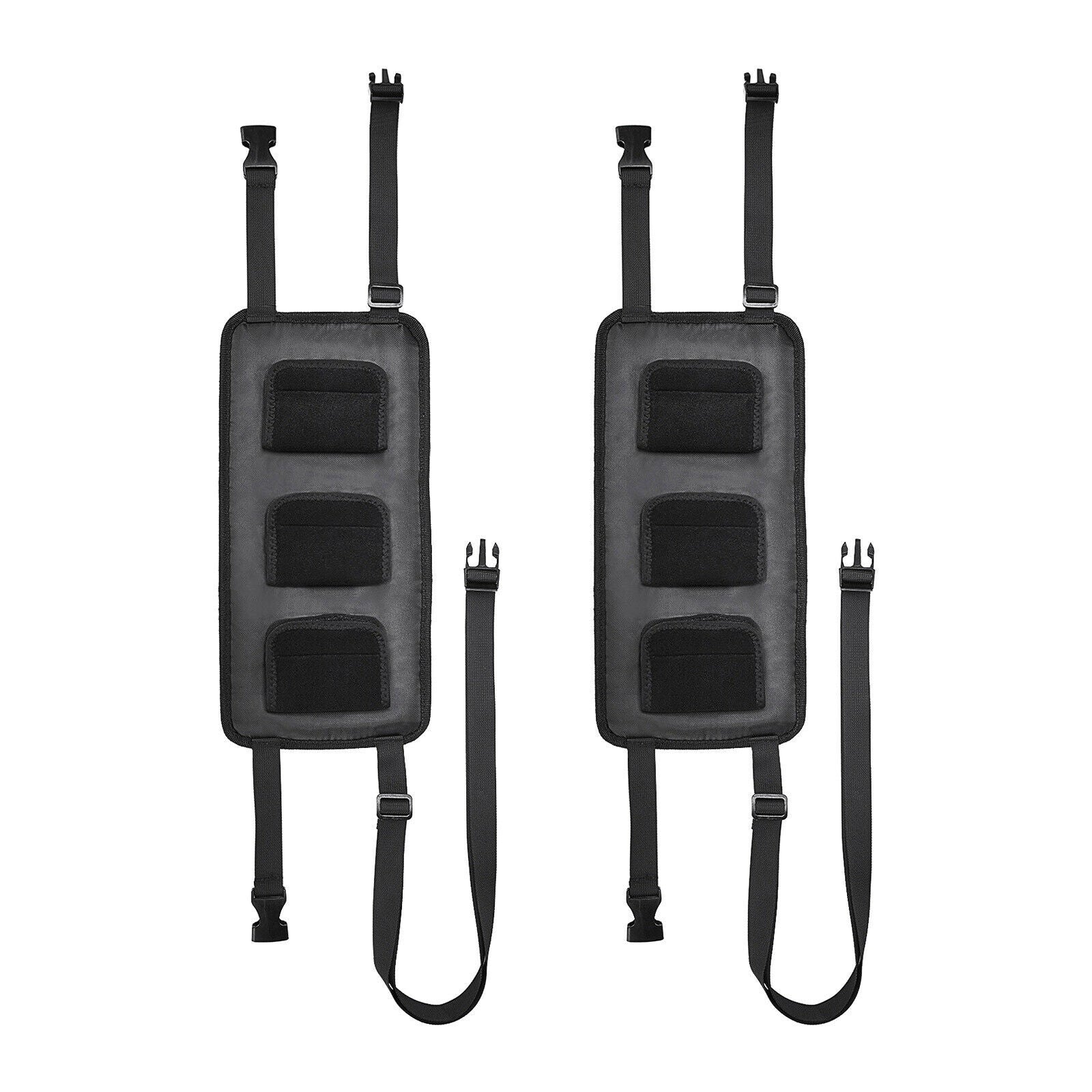Portable Fishing Rod Holder for Car Backseat Carrier Bracket 3 Poles Storage