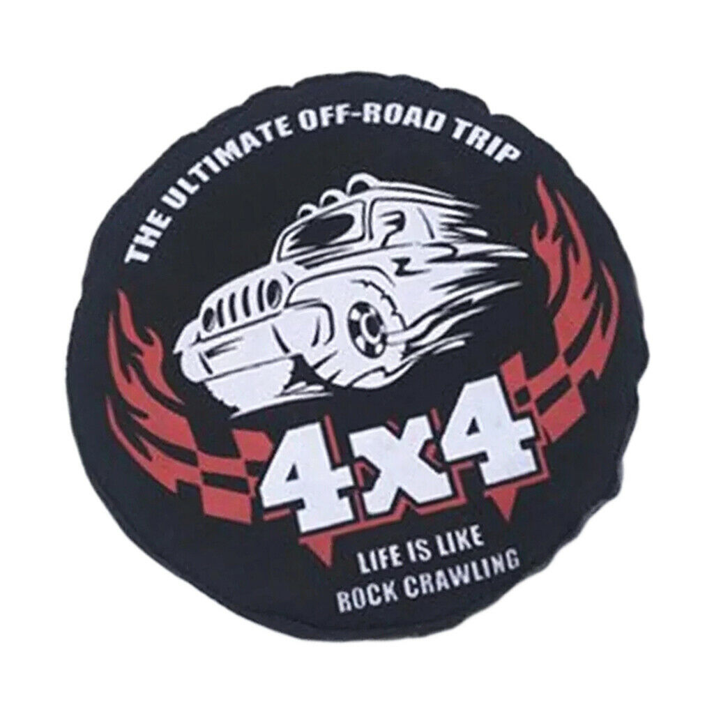 1/10 RC Car Tire Cover, PU Leather Spare Tires Cover for  TRX4 Wheel RC