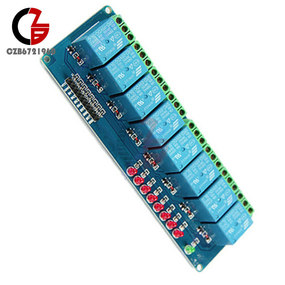 5V Eight Ch 8 Channel Relay Module for Arduino PIC ARM DSP AVR Electronic