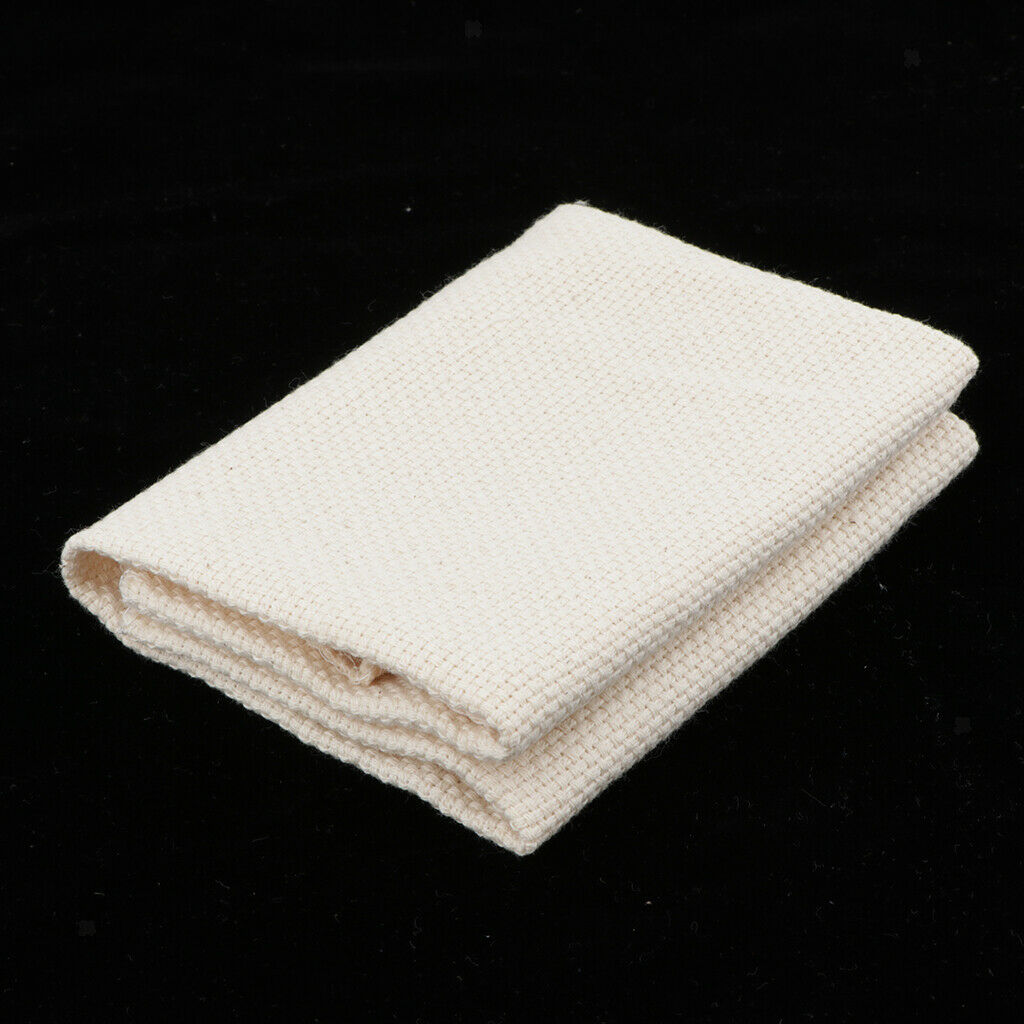 Cotton Monk's Aida Cloth for Embroidery/Rug Hooking/Punch Needling 30x34cm