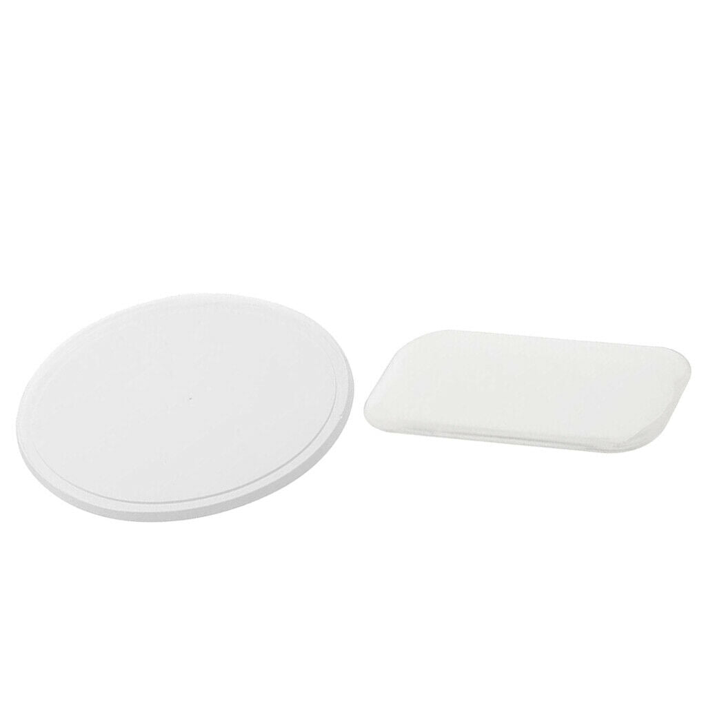 2 Pieces Silicone Eyelashes Support Tray Eyelash Extensions Reusable Tool