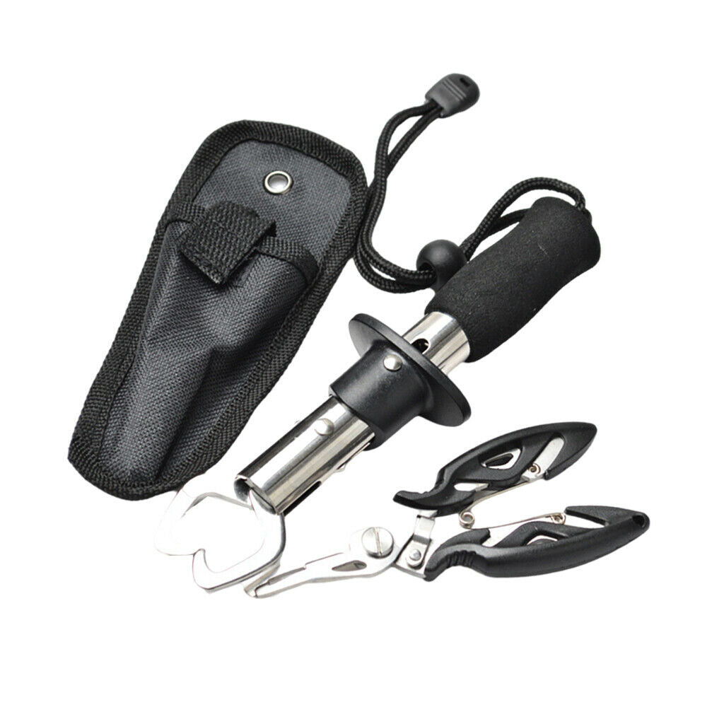Portable Durable Fish Lip Gripper Stainless Steel Durable Fishing Pliers