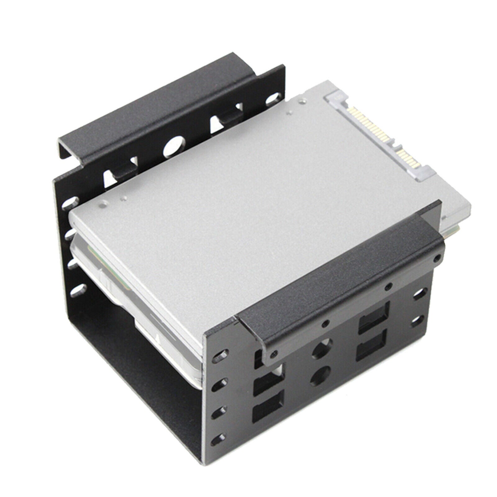 3x Metal 4-Bay 2.5" SSD HDD Hard Drive Caddy Bracket Holder Easy Install