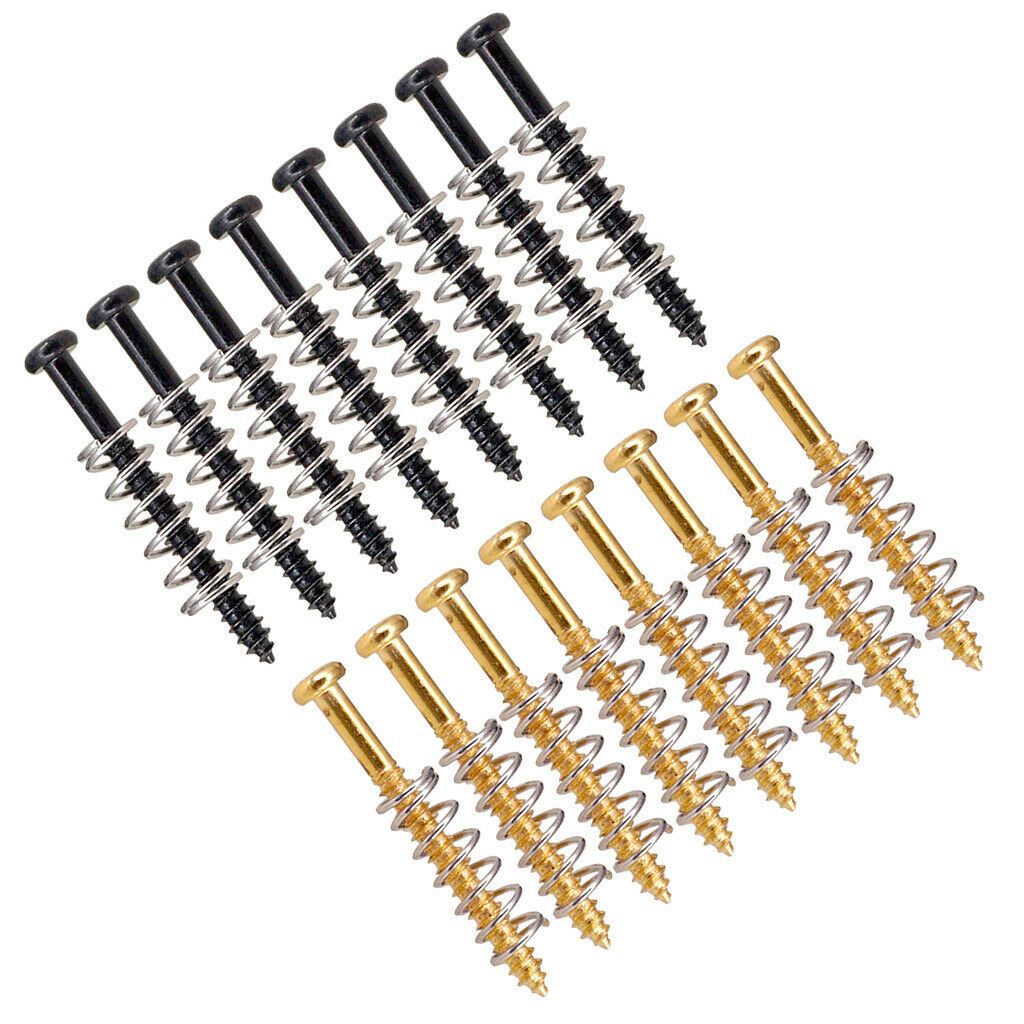 Set of 16 iron Electric Guitar Humbucker Pickup Frame Ring Screws Set Musical