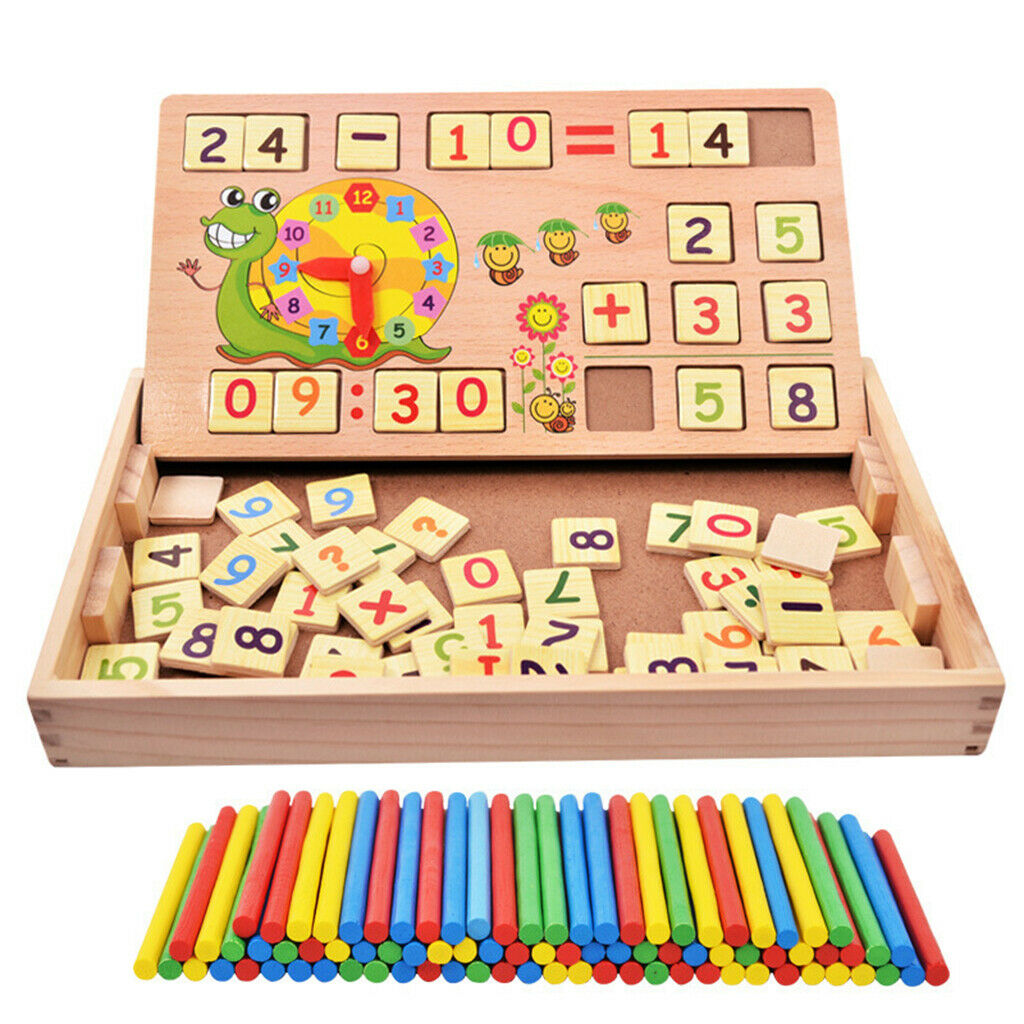 Montessori Educational Toys Math Number Counting Sticks Preschool Toys