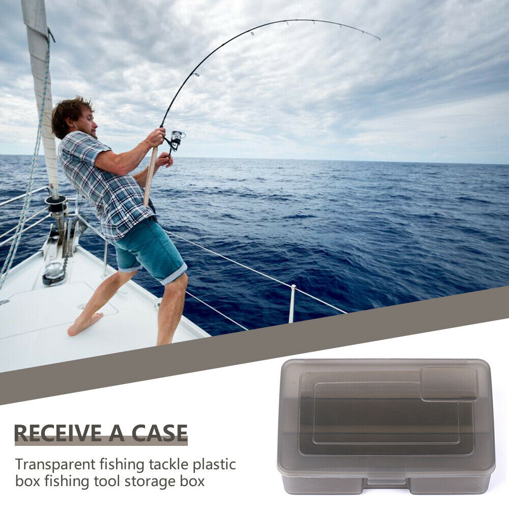 Tackle Box 3 Grids Fishing Lures Storage Case Fishing Tackle Container LIN
