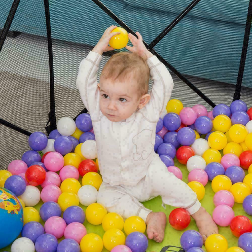 8CM Plastic Pit Balls For Children Ball Pits Kids Pool Play Multi Coloured R9X5