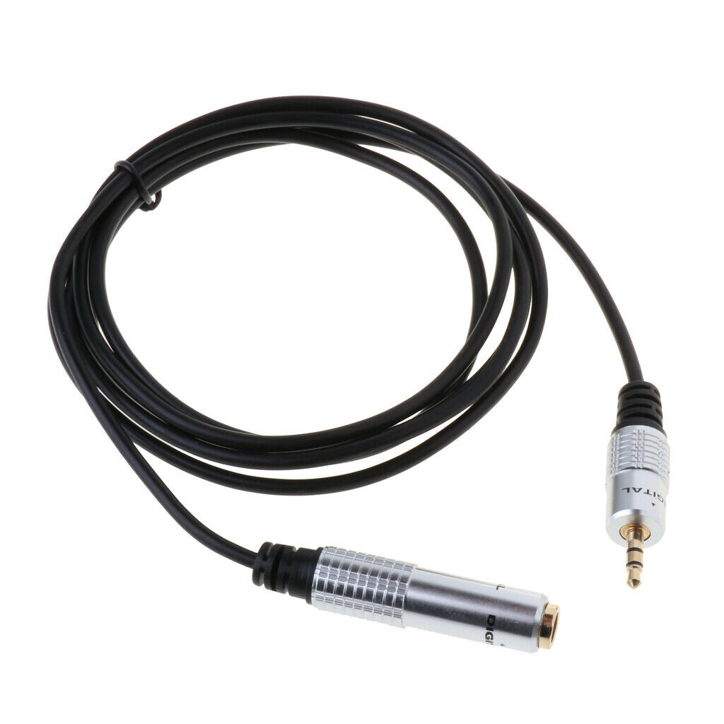 Audio Aux Cable Female 6.35mm to 3.5mm Male Audio Jack Adapter 5.90 Feet