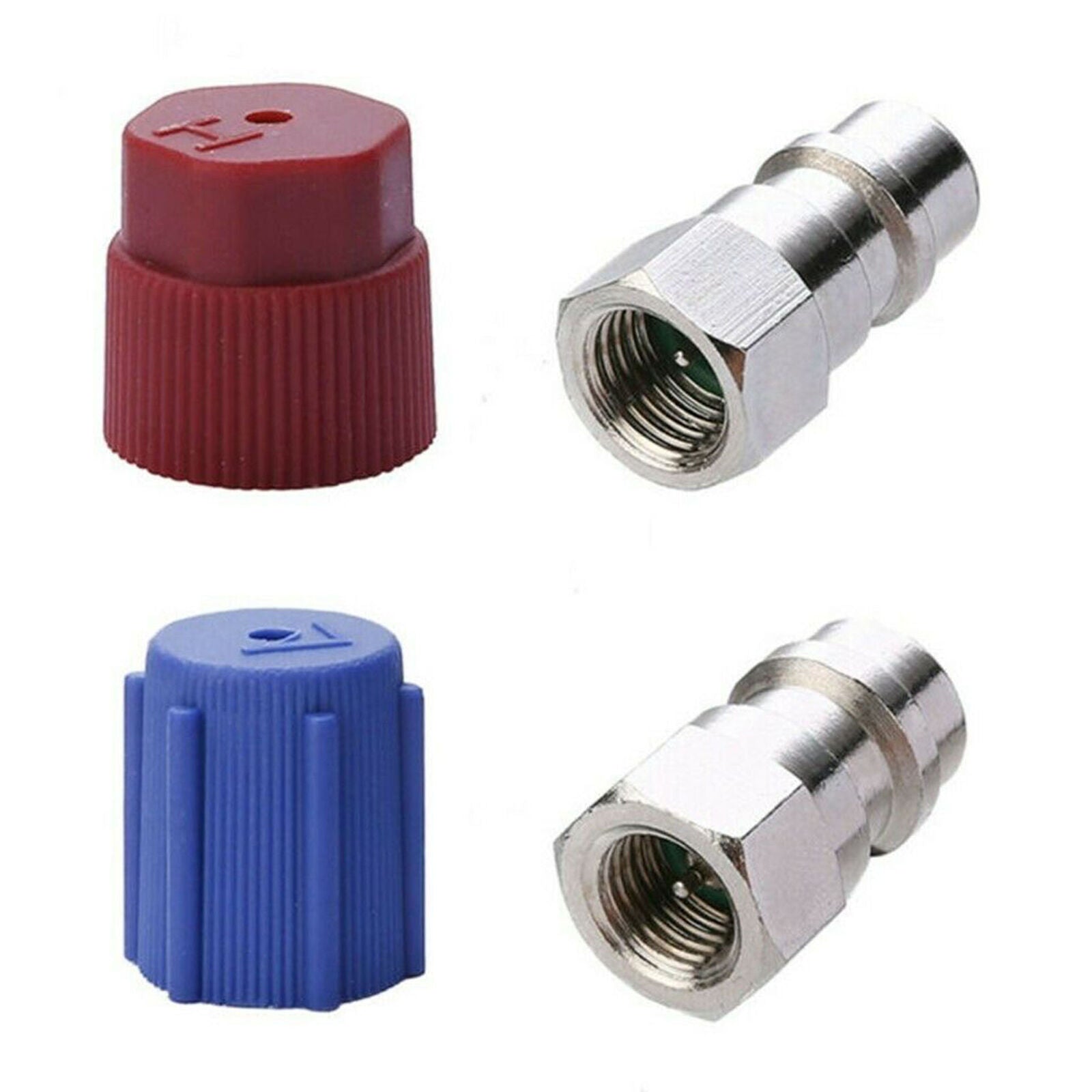 R-12 to R-134a Retrofit Conversion Adapter Fitting 1/4 SAE Valves Kits