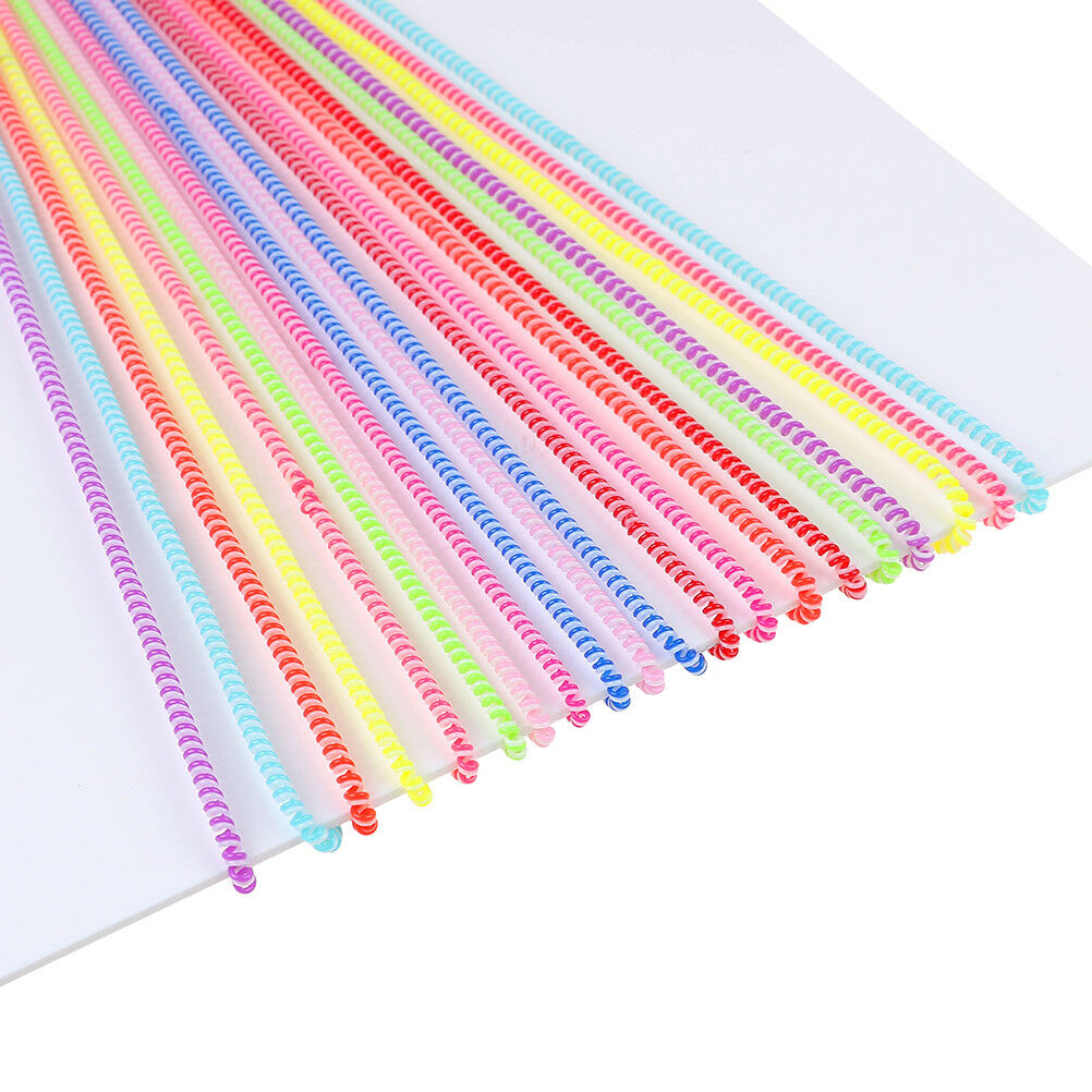 20pcs Colorful spiral USB data charging cable cord wrap protector winder  F TL