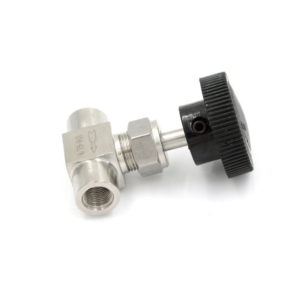 3/8"Bsp Female Thread Stainless Flow Control Needle Valve Water Gas Oil B WF