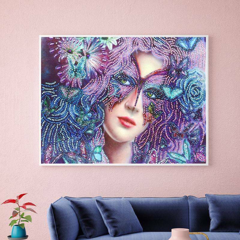 Beauty Butterfly DIY 5D Special Diamond Painting Embroidery Cross Stitch Decor