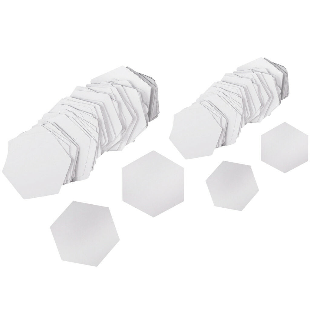 200Pcs Hexagon Paper Quilting Template Paper Piecing Patchwork 22mm 26mm