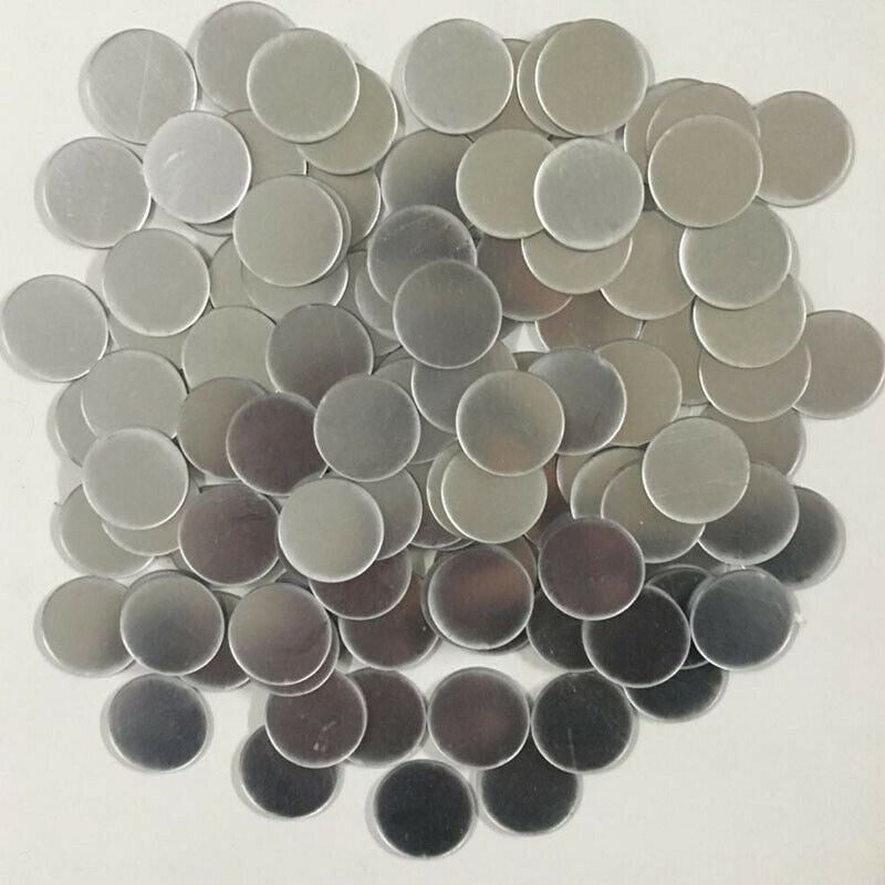 50Pcs 5cm Round Glass Mirror Mosaic Tiles DIY Artwork Home Decor Wall Stickers