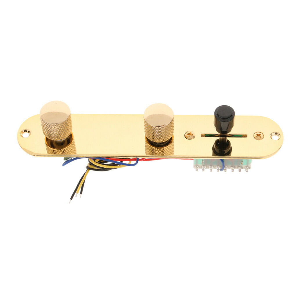 Golden Electric Guitar Control Plate DIY Luthier Tool String Instrument Part