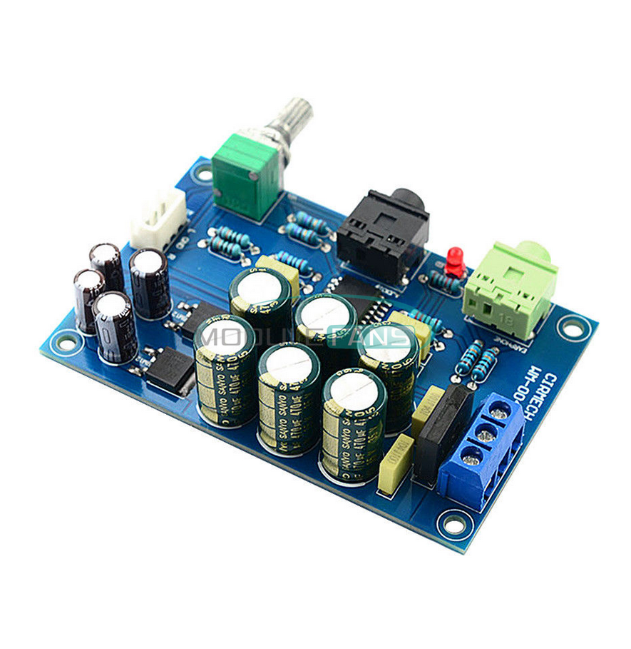 TPA6120A2 TPA6120 Headphone Amplifier Board HIFI Headphone AMP AC/DC 12V-24V