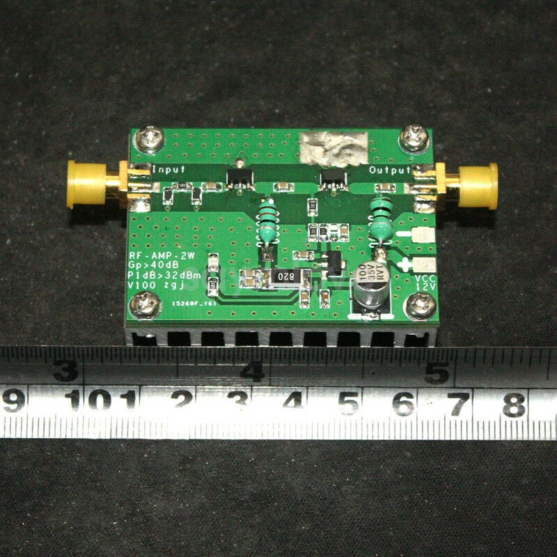 New 1-600MHz 2W 40dB Broadband Power Amplifier Class A Linear