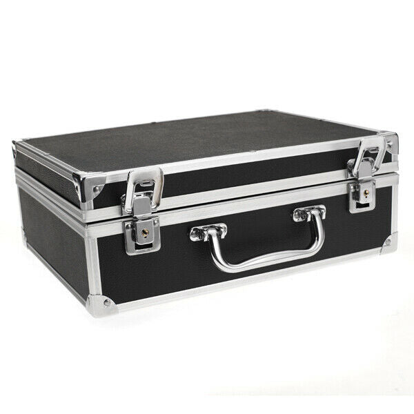 Tattoo Machine Tube Storage Case Organizer with Clasp for Equipment Black