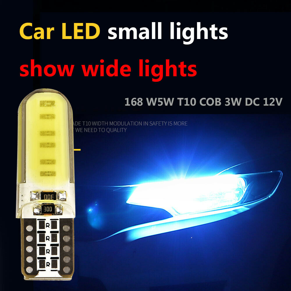 10x T10 Led 501 Side Light White Bulbs Car Error Free Canbus Xenon W5w Sidelight