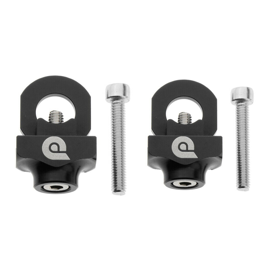 2x Alloy Bike Chain Tensioner 14'' Chain Tightener Adjuster Bolt Accessories