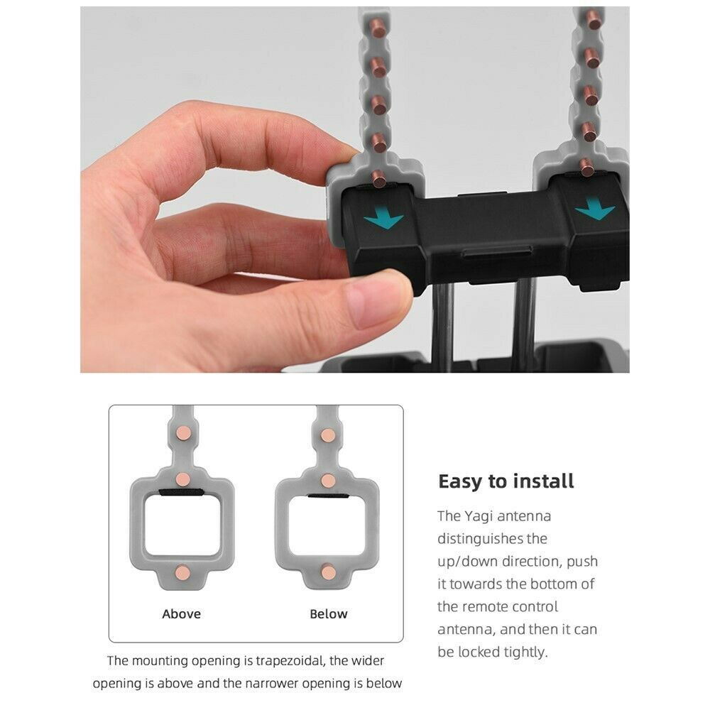 2pcs Drone Controller Antenna Amplifier Signal Booster Range Extender for Mavic