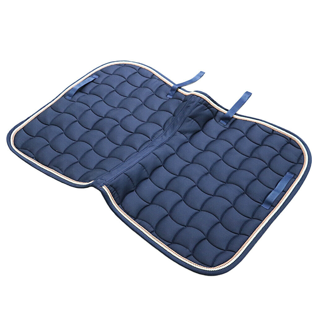 Cotton Contoured Half Saddle Pad Liner Western, Equine Comfort English Saddle