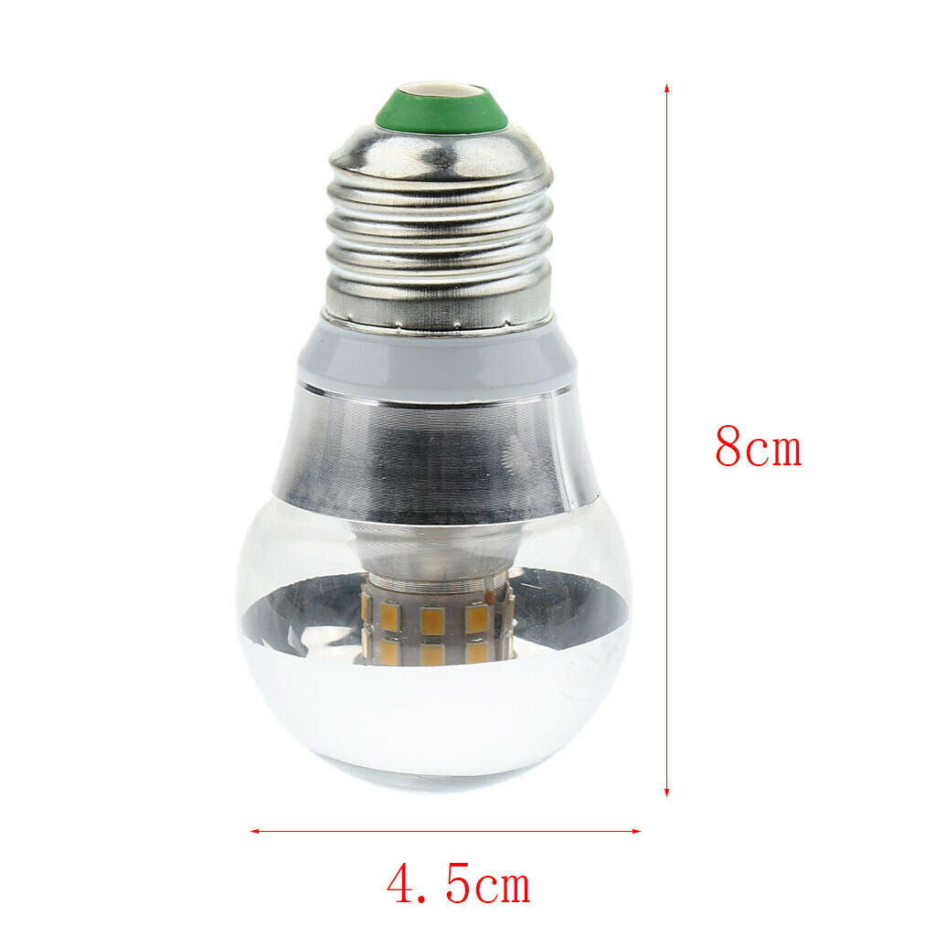 E27 LED Warm White/White Nature Light Bulb Lamp 5W 220-240V Warm White
