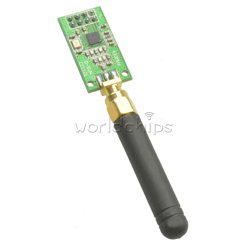 2x CC1101 315/433/868/915Mhz Wireless Module SMA Antenna Transceiver For Arduino
