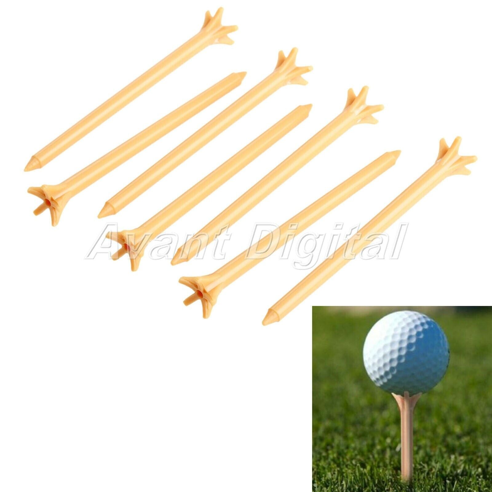 Pro Golf Tee 5 Prong 100 Pcs Outdoor Sports Frictionless Golf Club Accessory