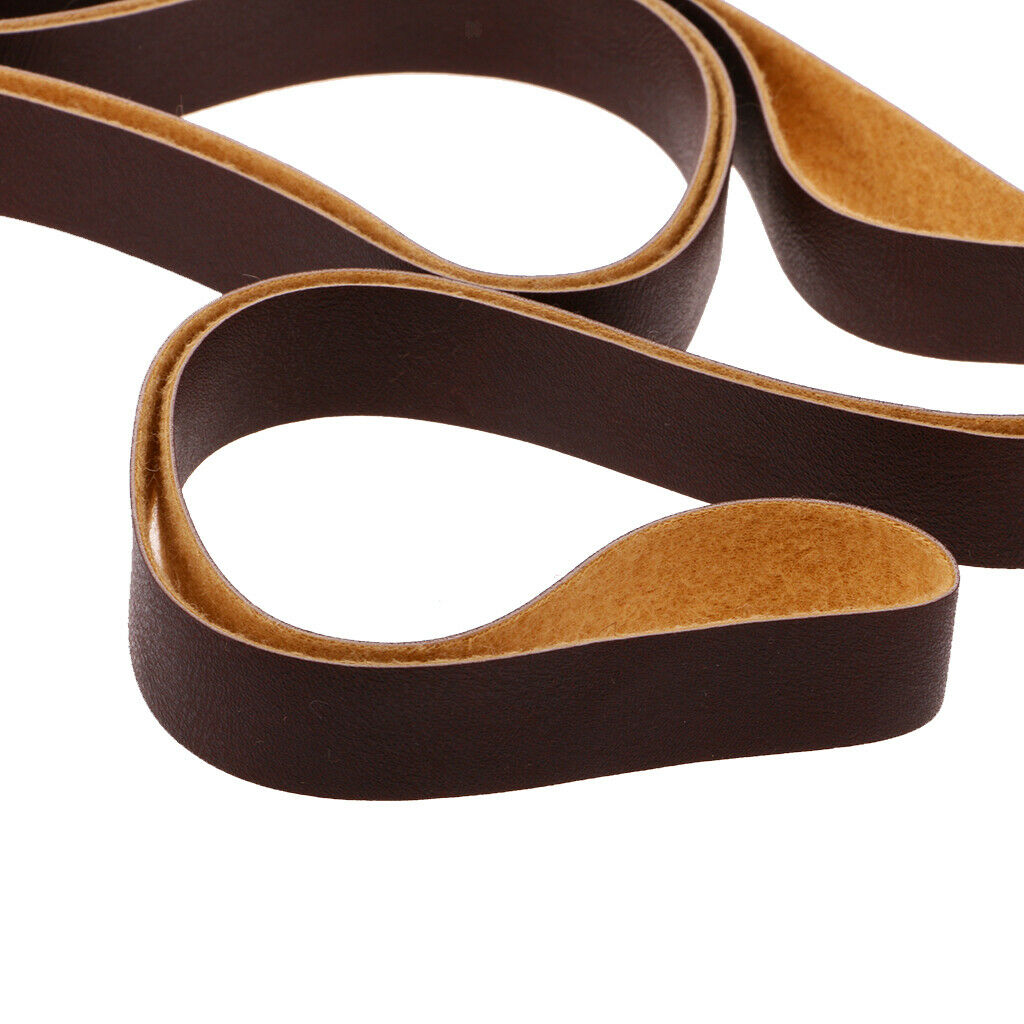 4-Piece Mixed 10 Meters Each DIY Leather Crafts Strips Strap 15mm