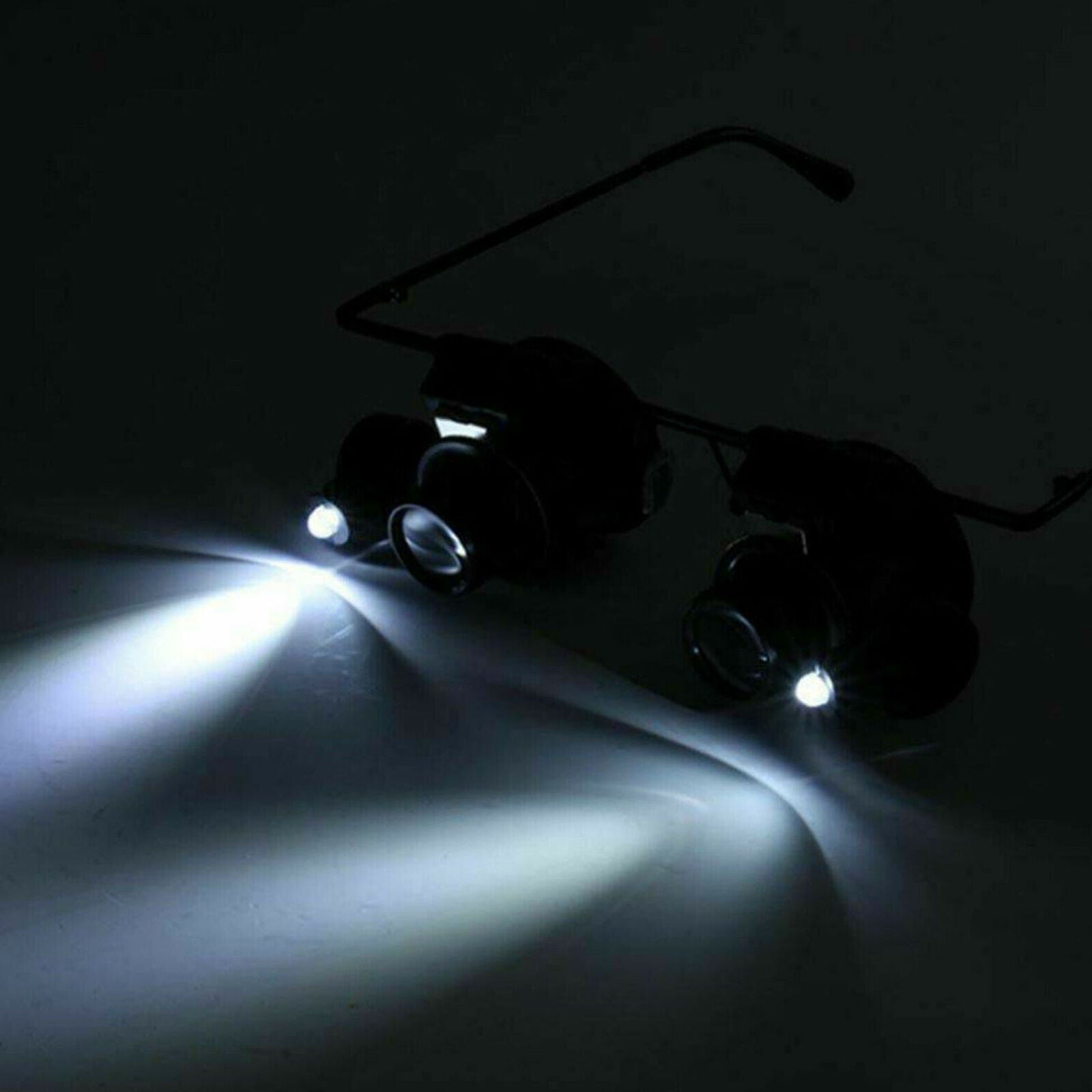 20X Magnifier Magnifying LED Light Eye Jeweler Watch Repair Glass Loupe Lens