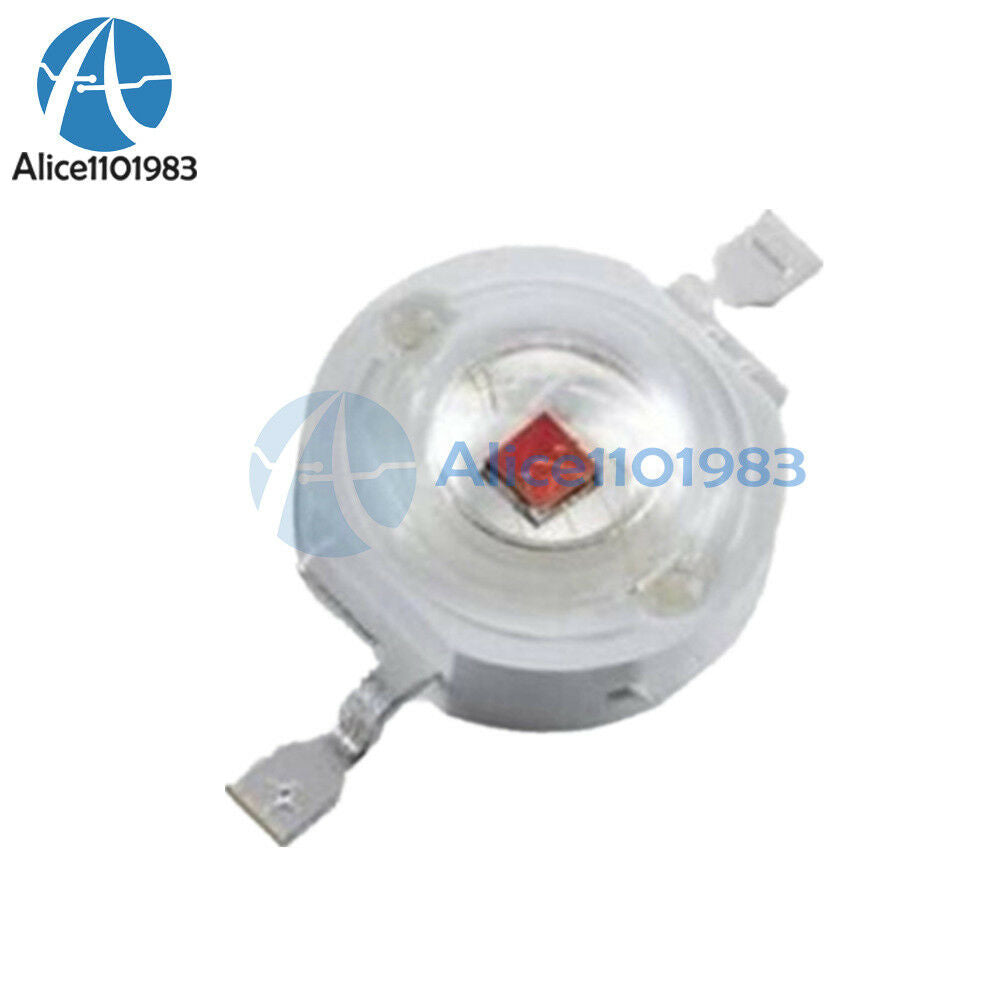 5PCS 1W Red Led Chip High Power LED Beads 50LM Red