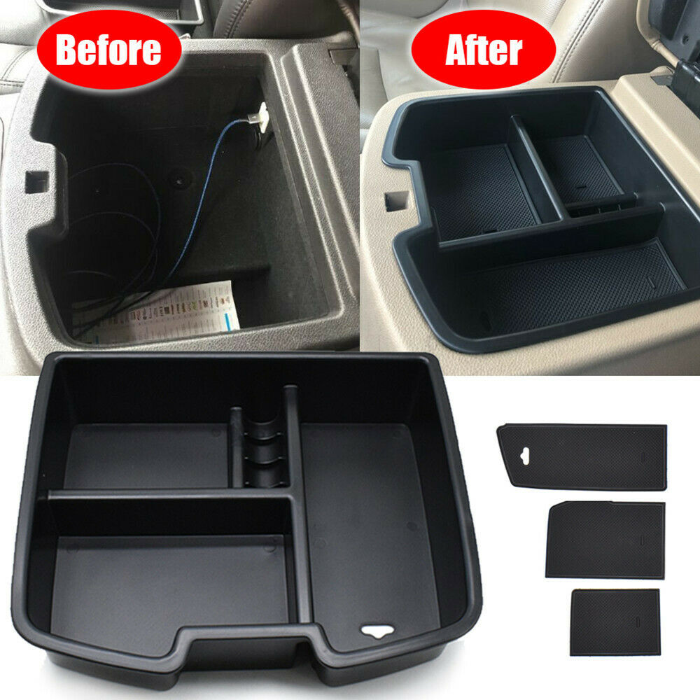 For Chevrolet Yukon Avalanche 07-14 Center Console Organizer Armrest Storage Box