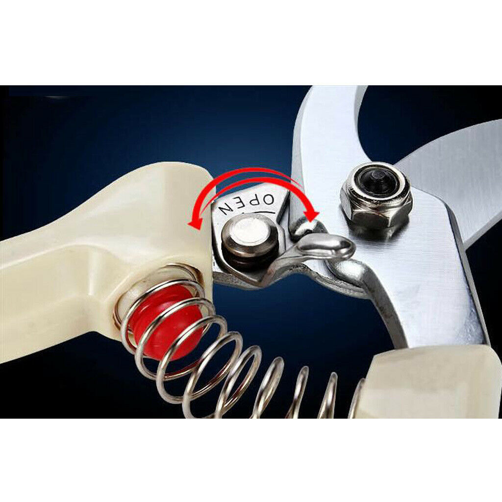 Garden Pruning Shear Curved Plant Scissor Garden Trimmer High Quality White