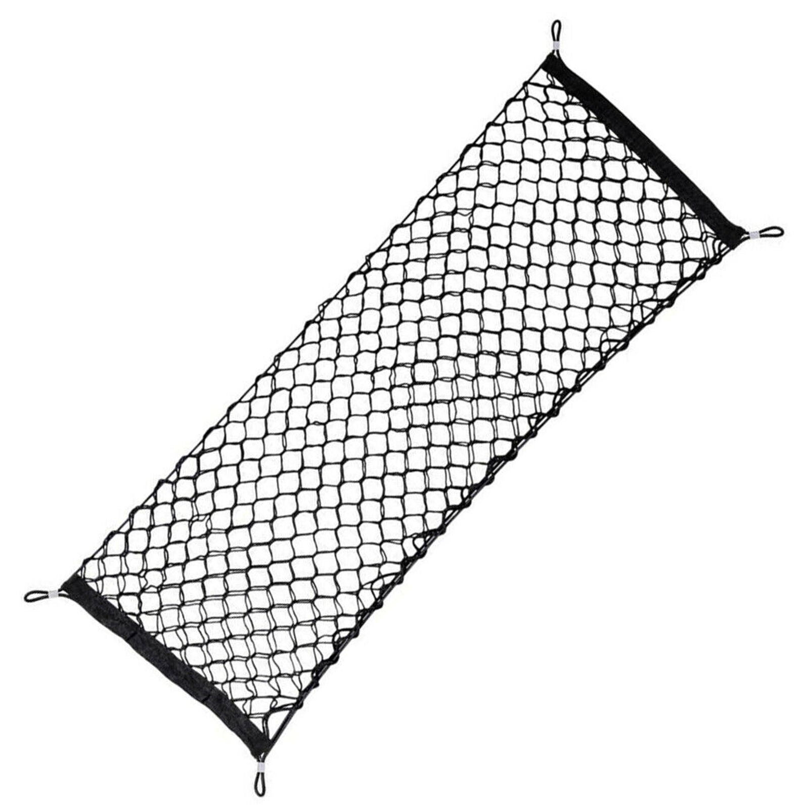 1x Car Interior Trunk Rear Cargo Organizer Storage Net Elastic Accessories Nylon