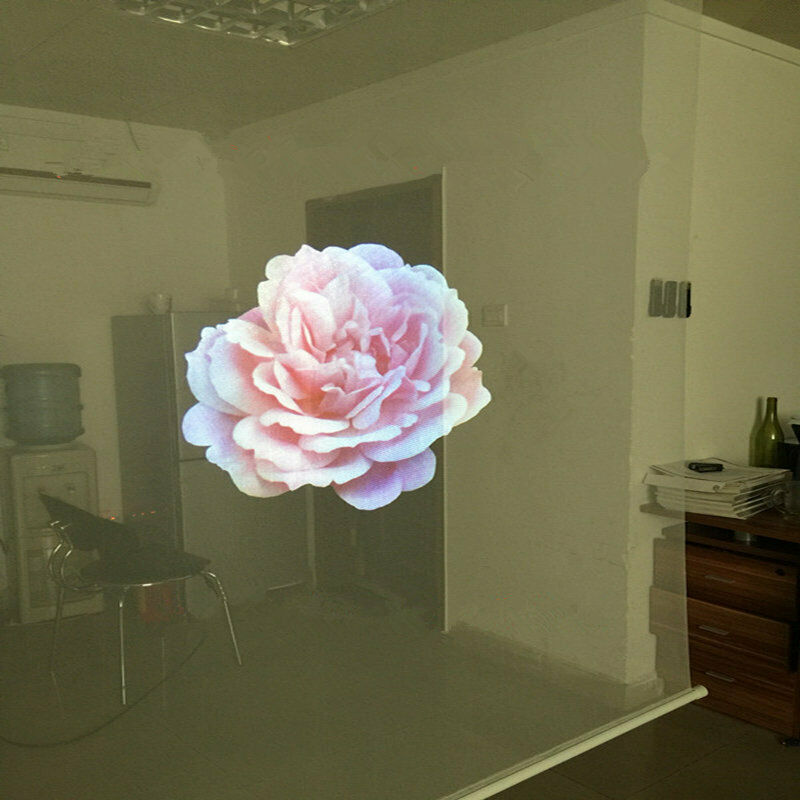Clear Self Adhesive Holographic Rear Projection Screen Material Vinyl film