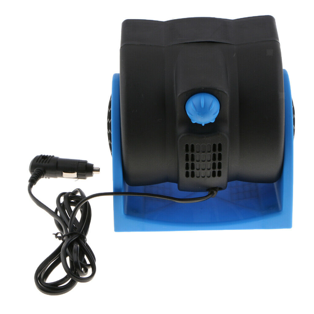 Black Portable 12V Vehicle Car Truck Cooling Fan for Cars SUV ATV Electronics