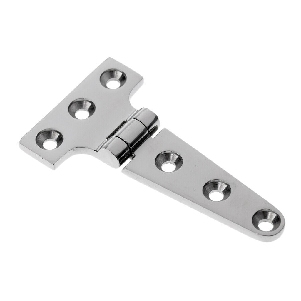 2x Heavy Duty Strap T Hinge Cabinet Shed Door Gate Tee Hinge 10x5.4x0.4 cm