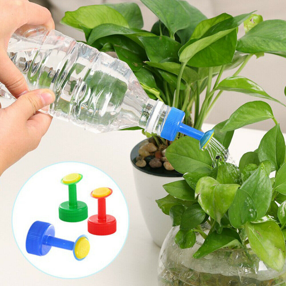 8Pcs Plastic Bottle Cap Sprinkler Watering Little Sprinkler Head Watering Nozzle