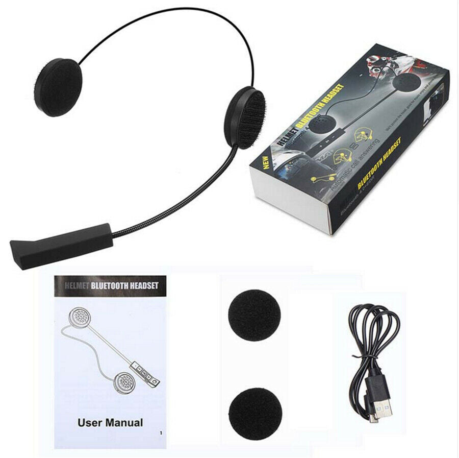 Helmet Headset Bluetooth Anti-interference Motorcycle Interphone Hi-fi Earphone