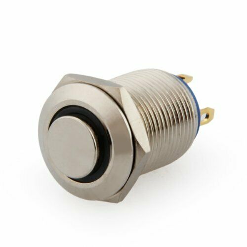 12mm 3V Red LED Momentary On/Off Push Buttons Switch for Car Auto Boat B8W1W1