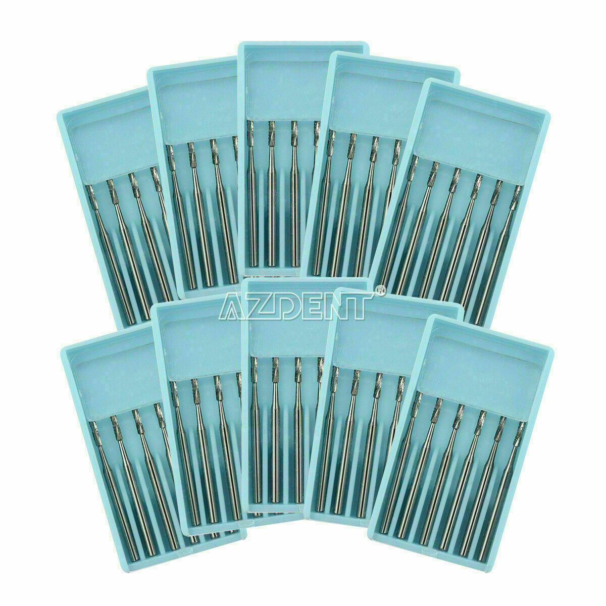 10 X Dental FGOS Surgical Carbide Burs Drills 25mm Length FG-557XL 6PCS/Box