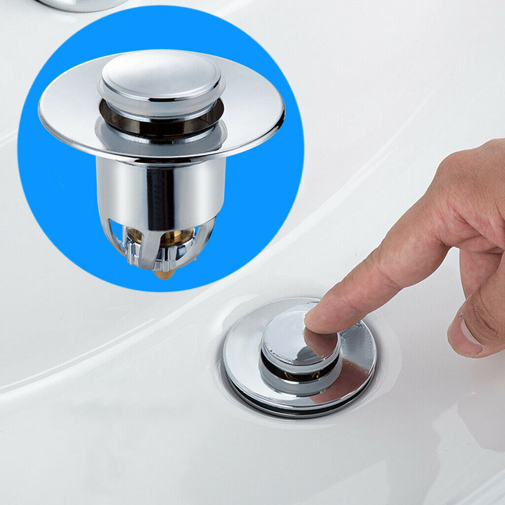 Universal Copper Basin Drain Popup Filter   Stopper Wash Basins Bung