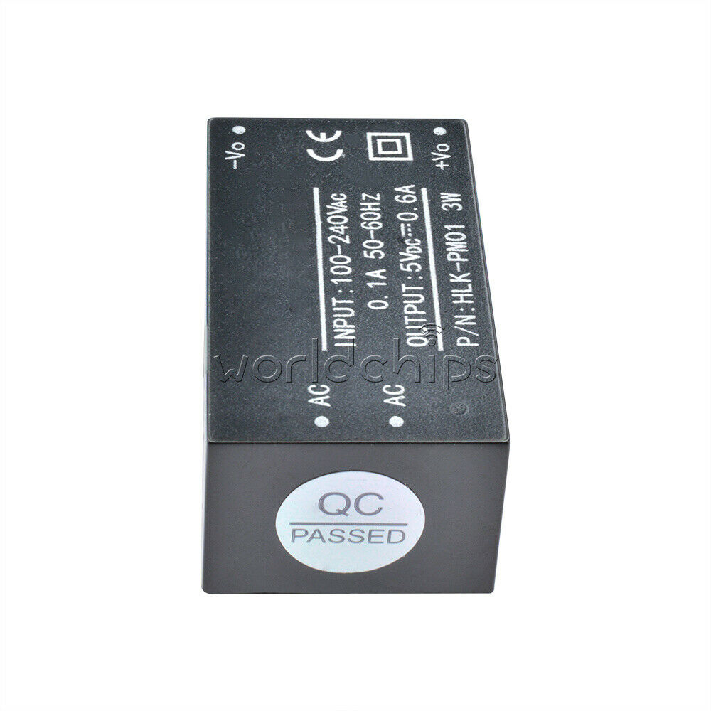 2Pcs HLK-PM01 AC-DC 220V to 5V Step-Down Power Supply Module Household Switch WC