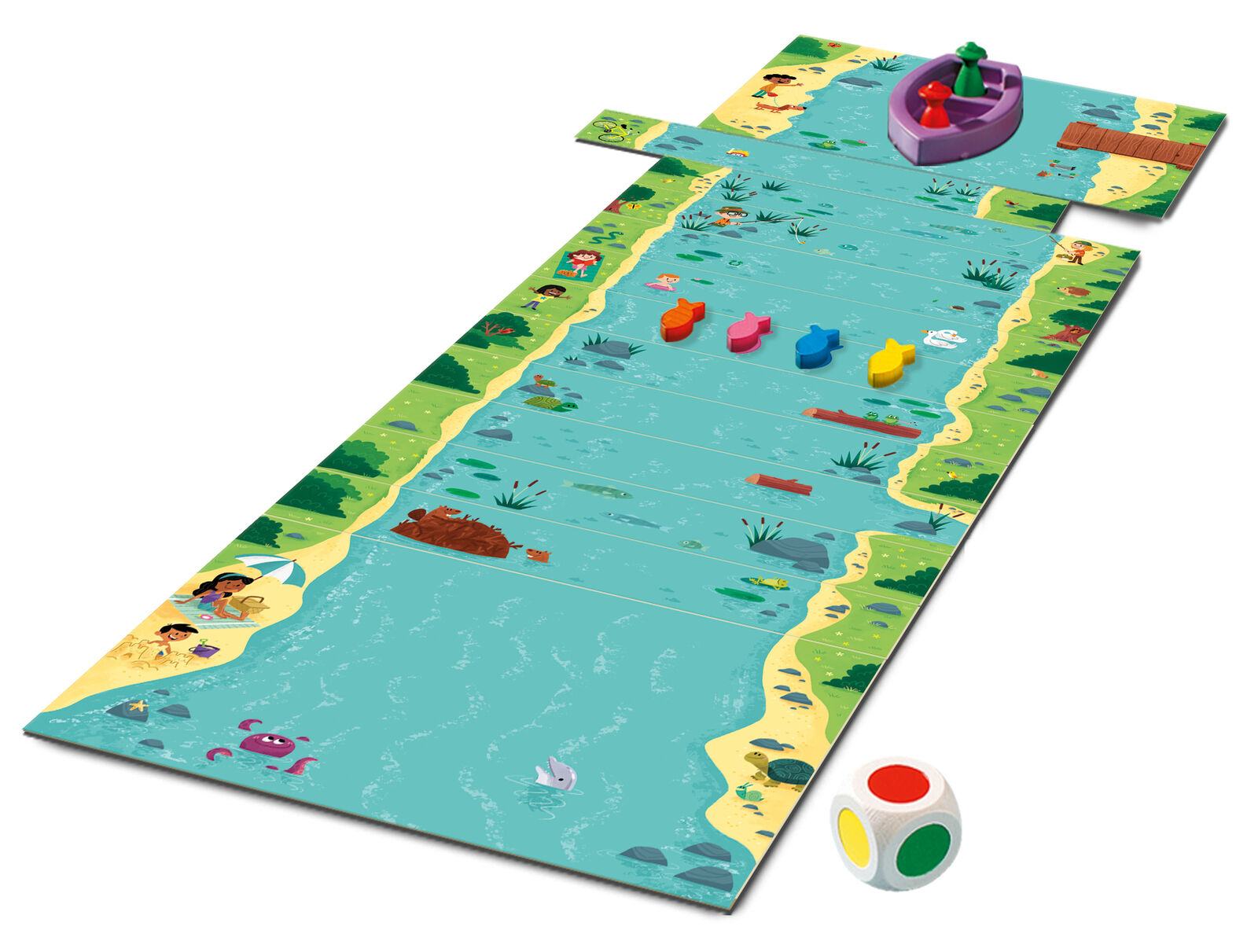 20578 Ravensburger Fast Fishing Travel Game Children Kids Age 3 Years+